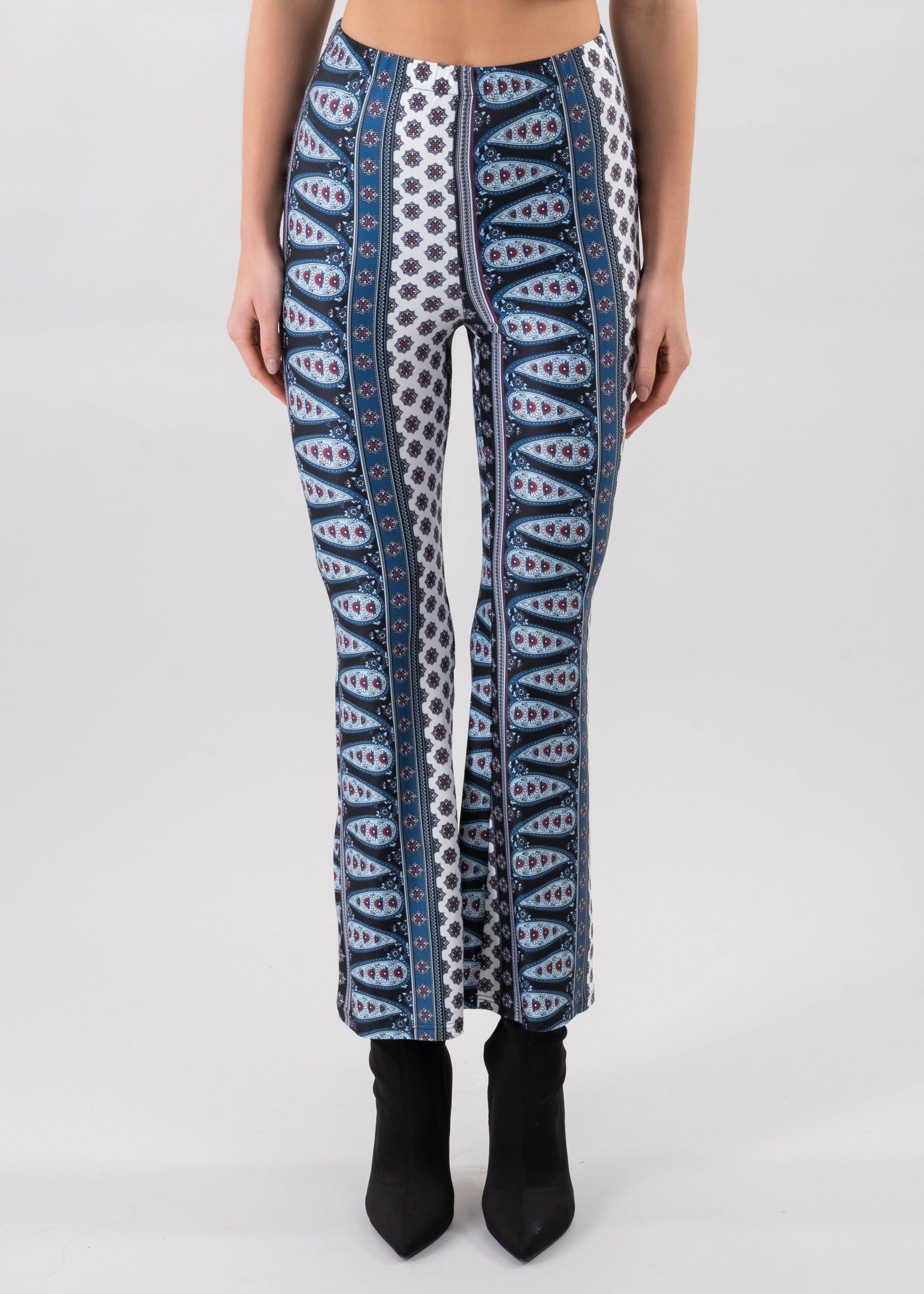 Pantalón flared cintura media patchwork sold by Shasa product image thumbnail 2