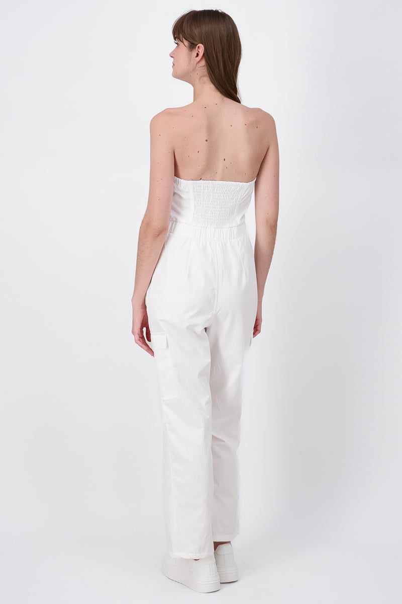 Jumpsuit strapless cargo sold by Shasa product image thumbnail 4