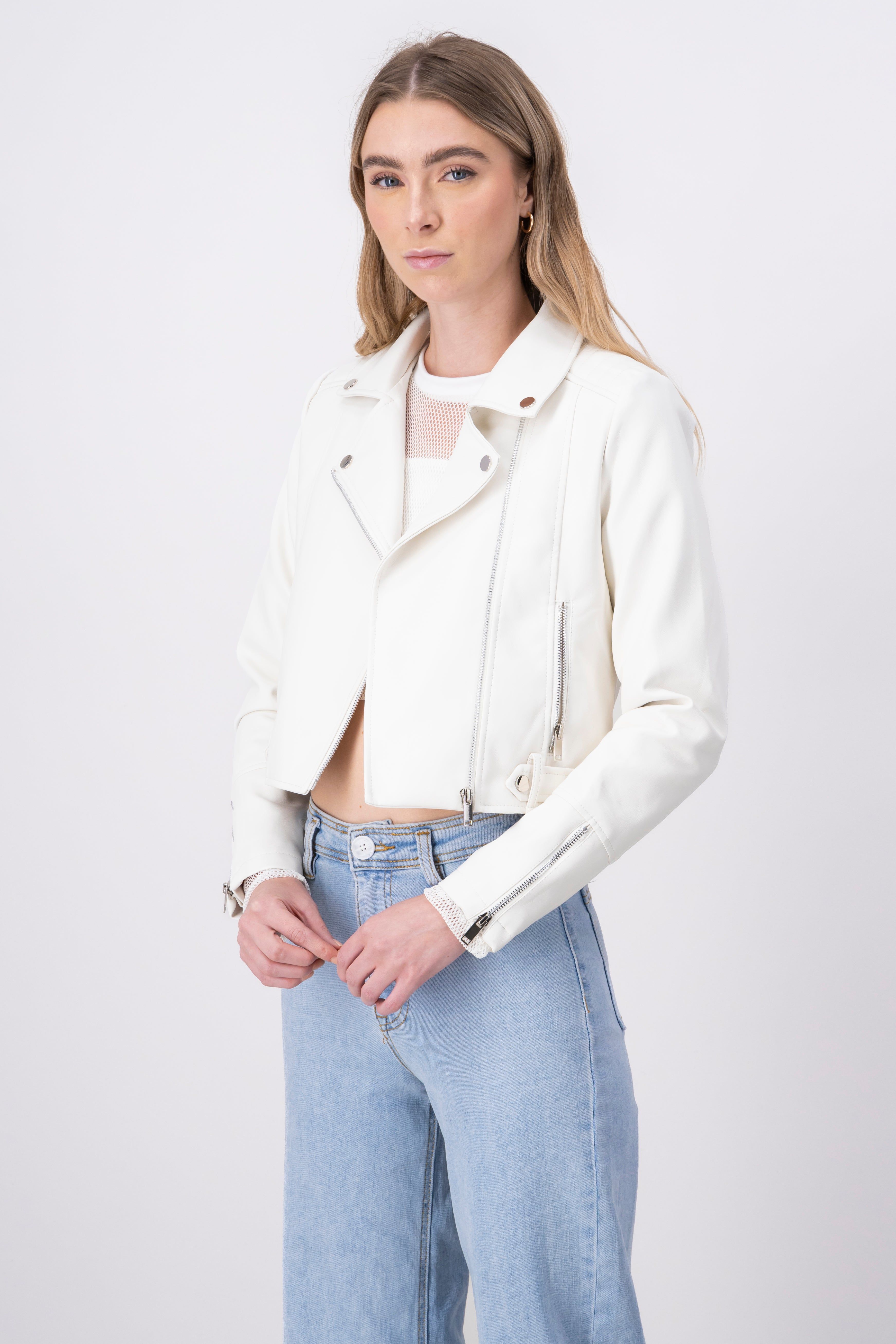 Chamarra biker efecto piel sold by Shasa product image thumbnail 3