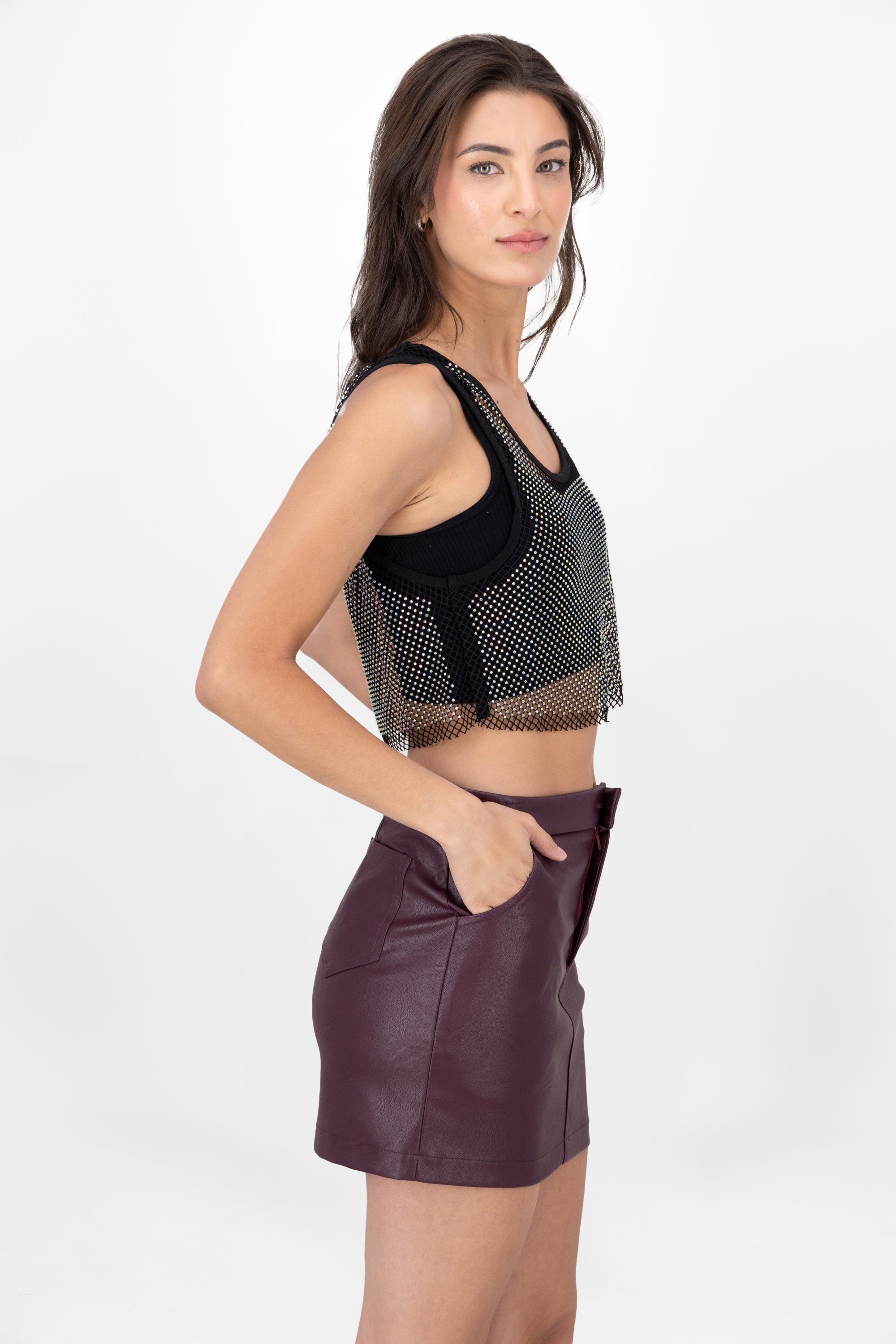 Top Red Brillos Cuello V Hypsters sold by Shasa product image thumbnail 3