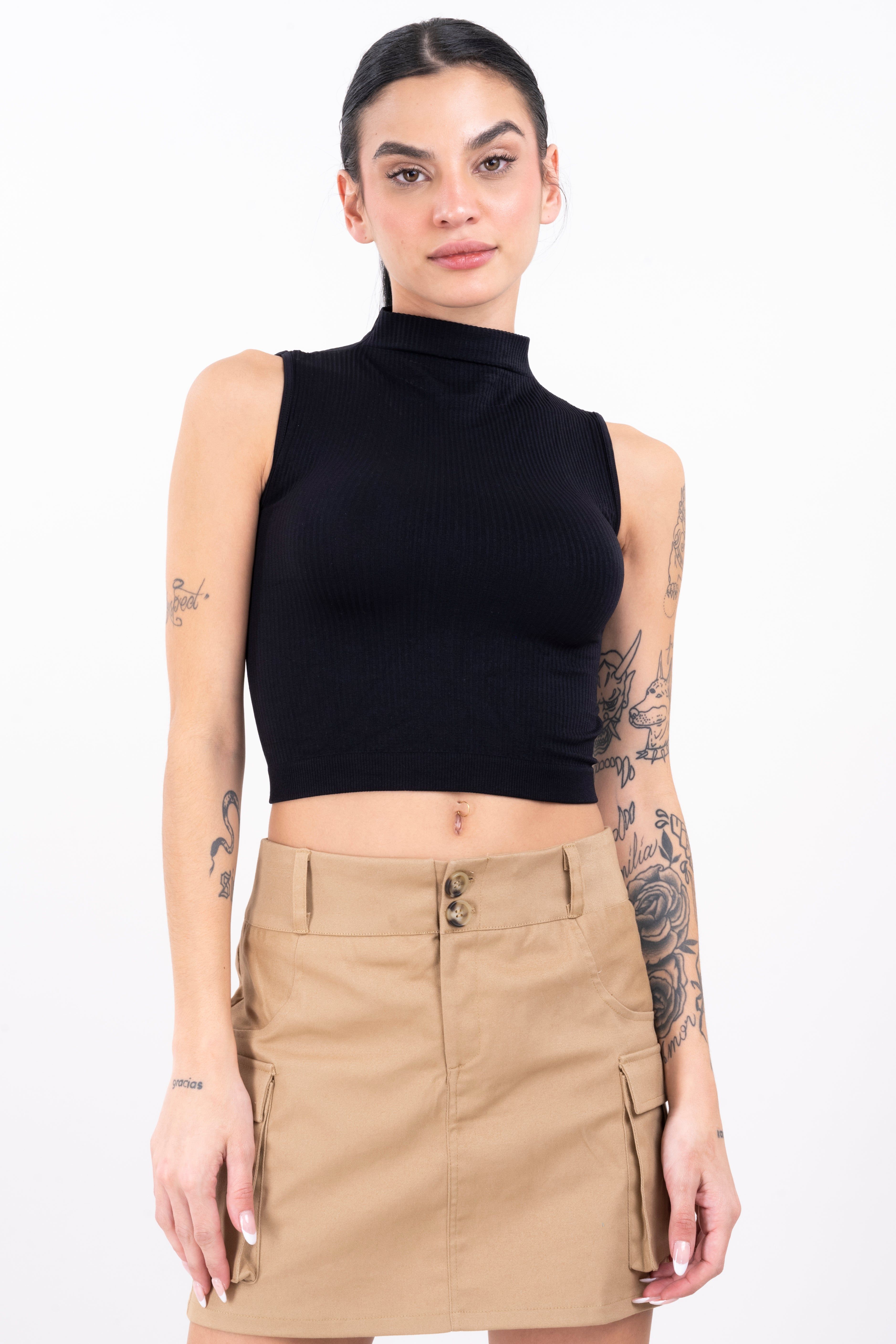 Top seamless cuello alto sold by Shasa product image thumbnail 2