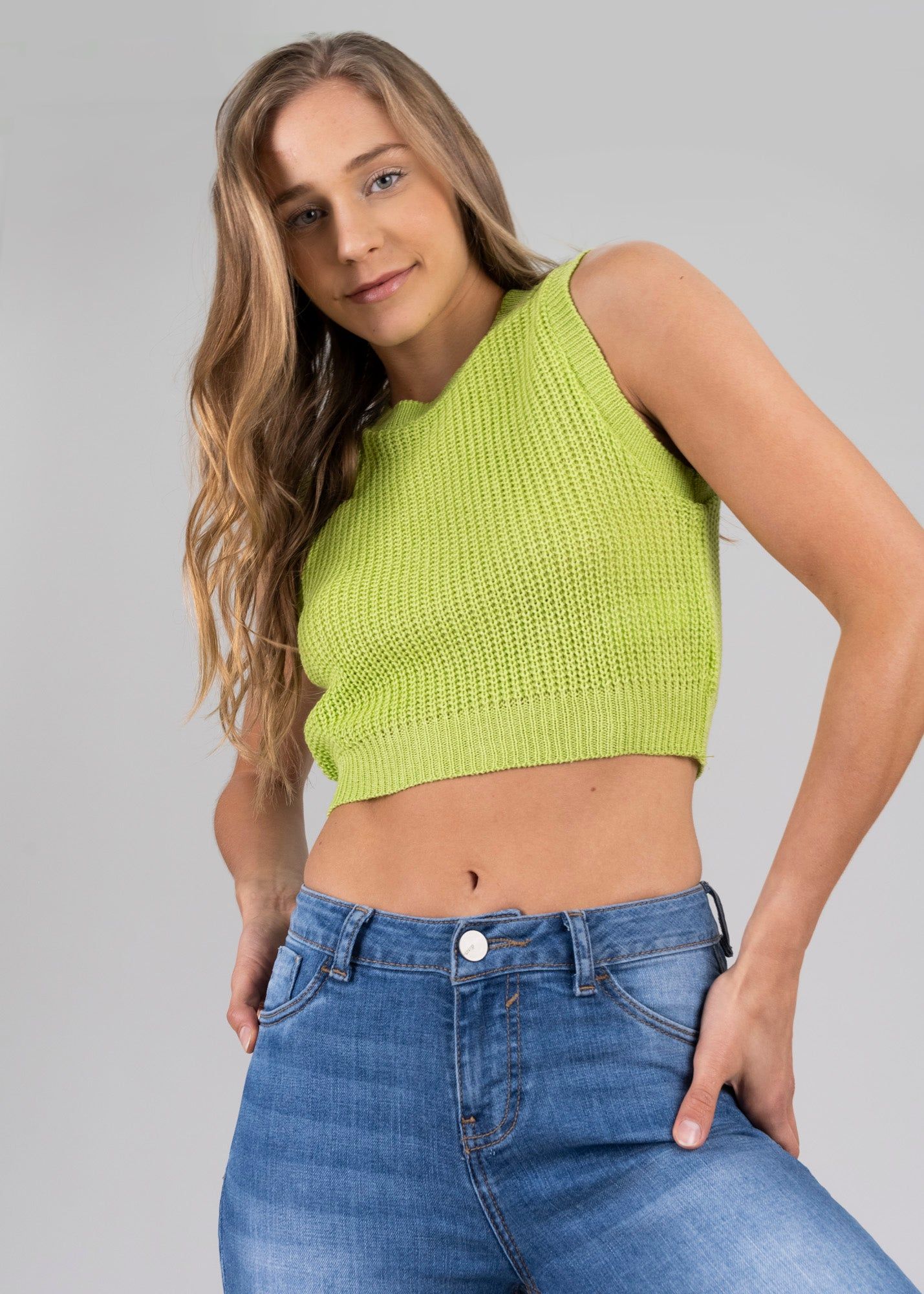 Top punto tejido sold by Shasa