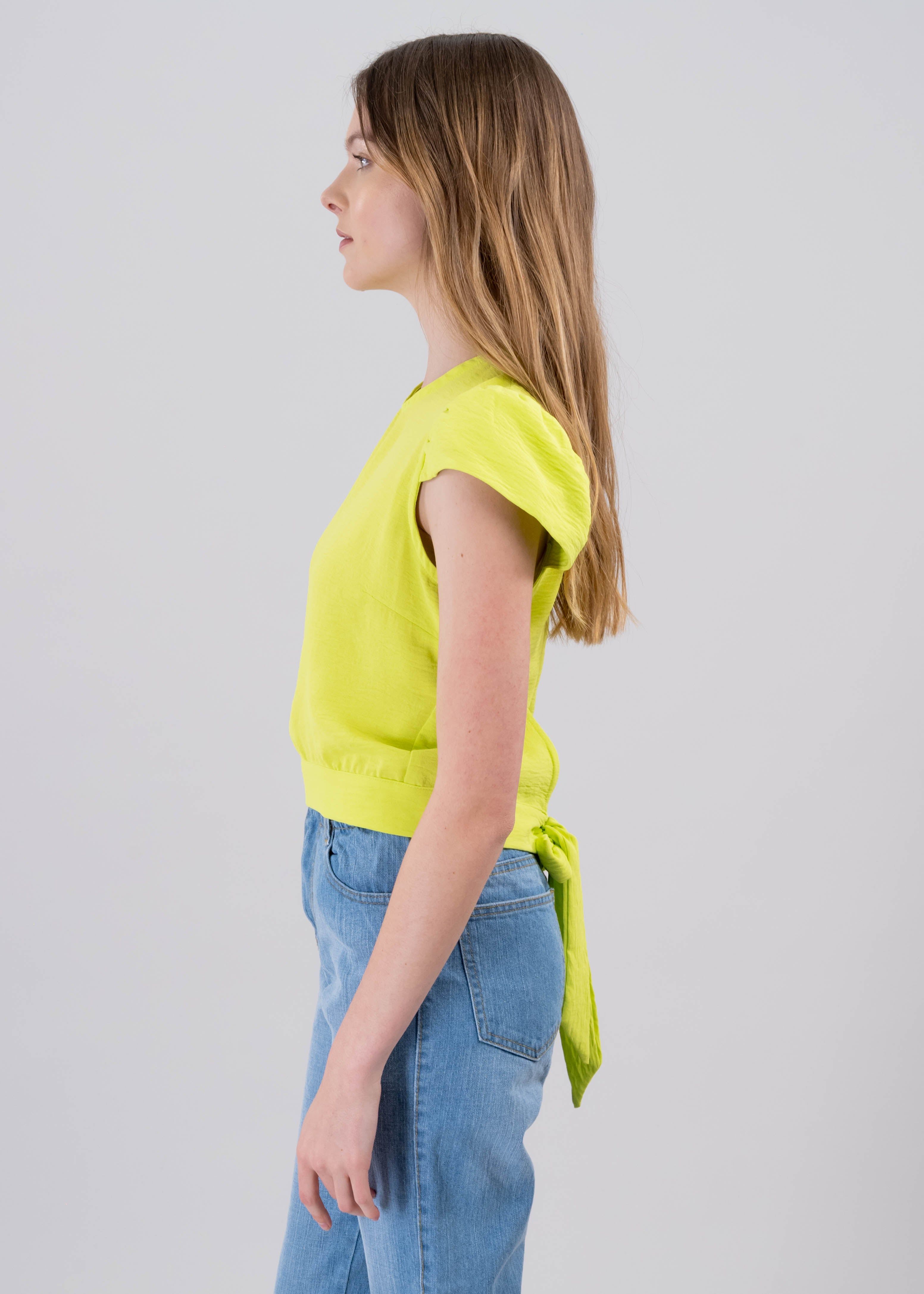 Blusa manga abullonada espalda abierta cinta sold by Shasa product image thumbnail 3