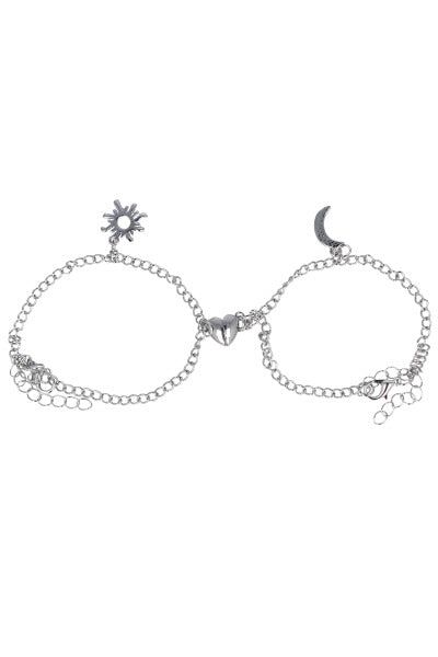 Dúo pulseras sol luna imán sold by Shasa