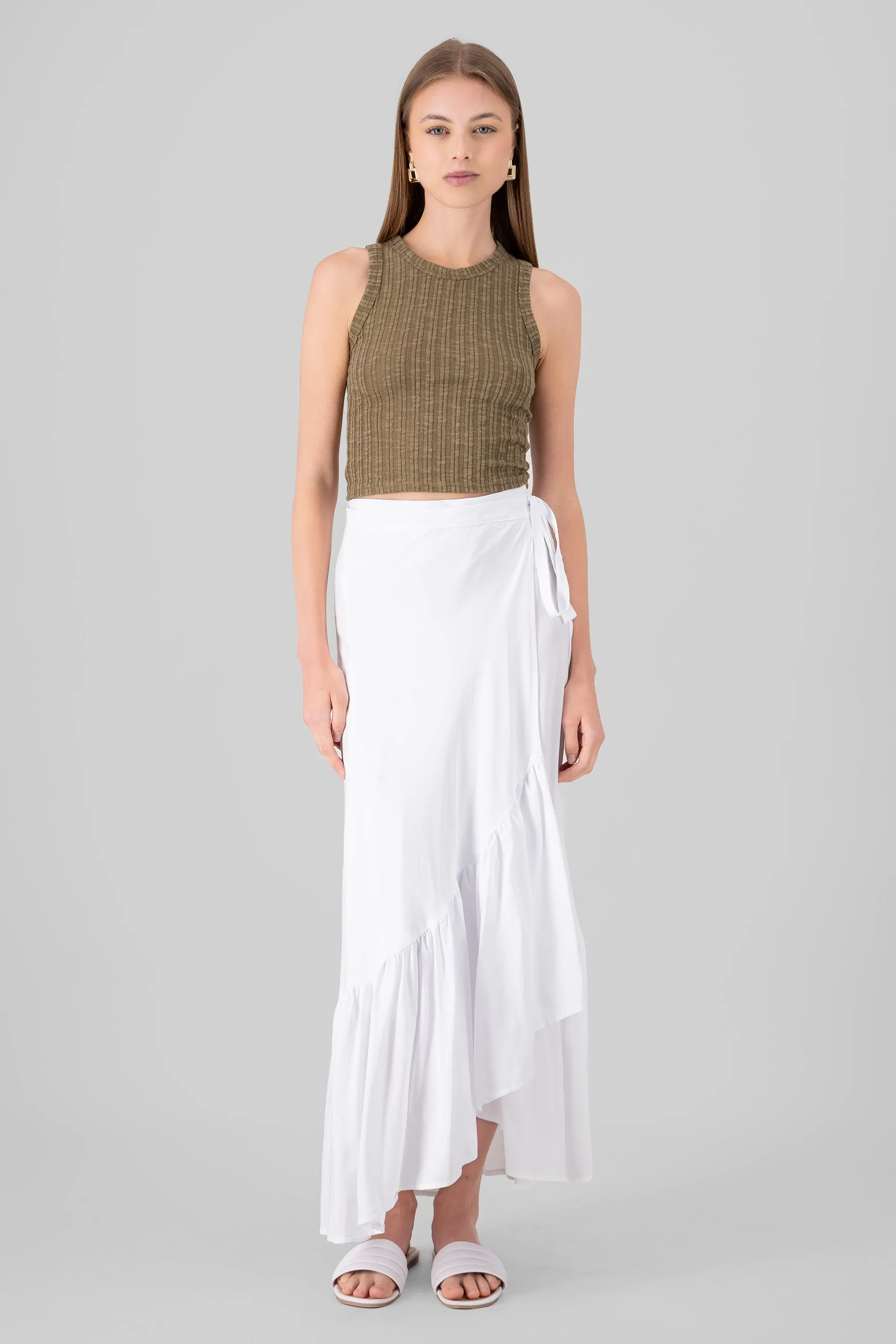 Falda maxi envolvente sold by Shasa