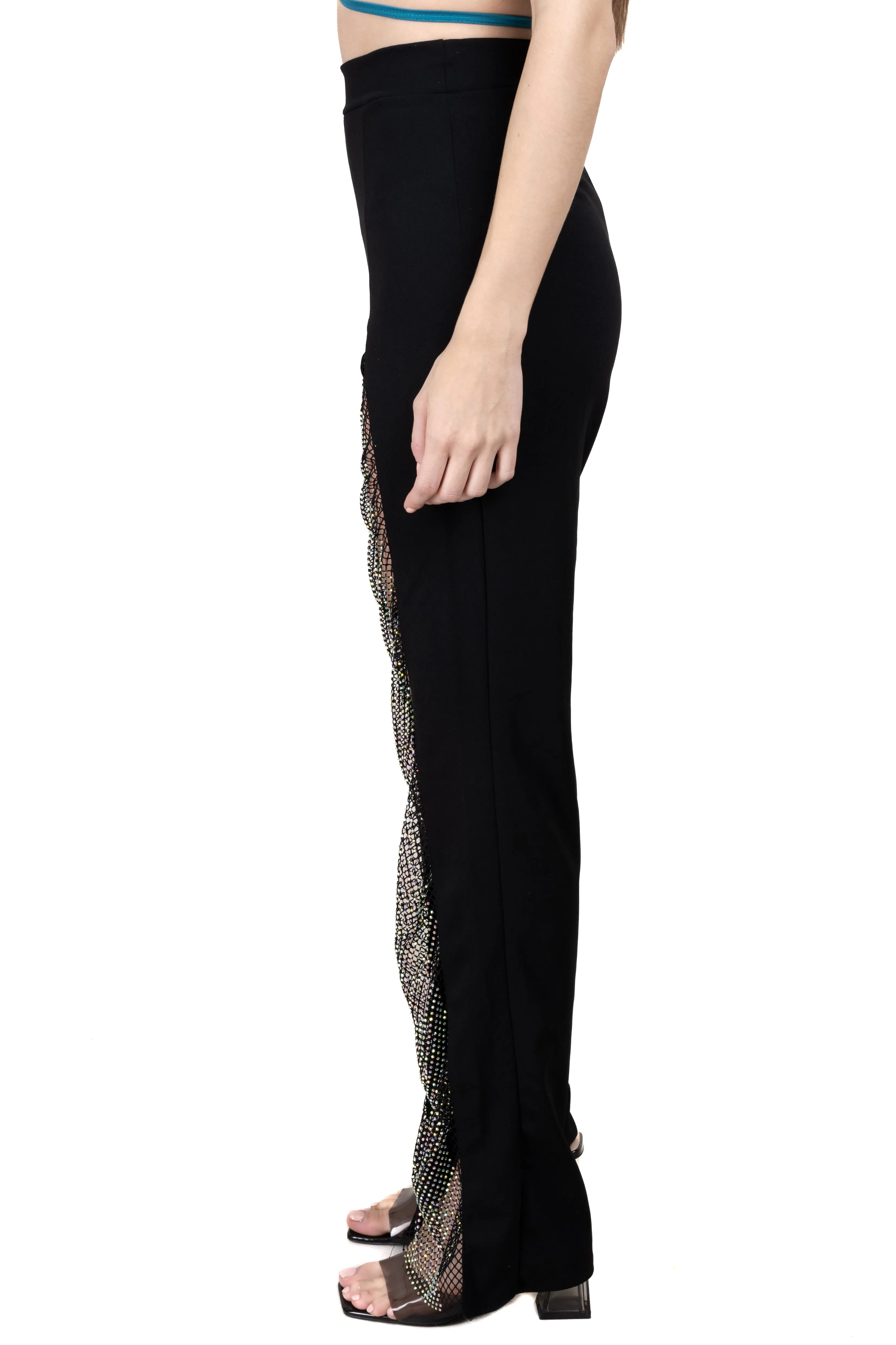 Pantalón recto abertura brillos sold by Shasa product image thumbnail 3