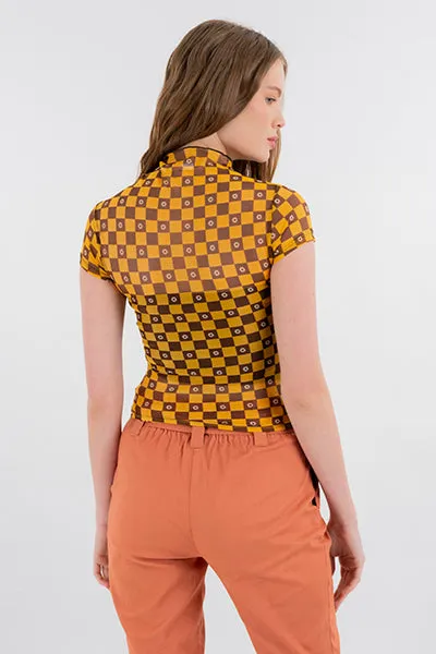 Top mesh cuadros flores sold by Shasa product image thumbnail 4