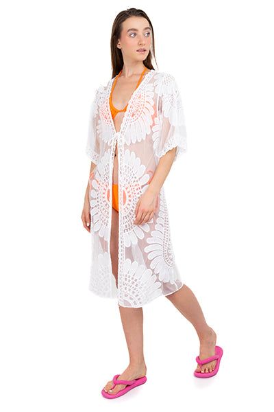 Kimono midi mesh bordado sold by Shasa product image thumbnail 5