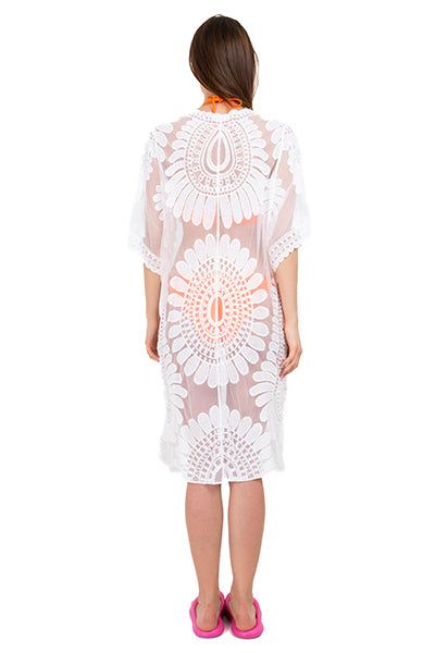 Kimono midi mesh bordado sold by Shasa product image thumbnail 4