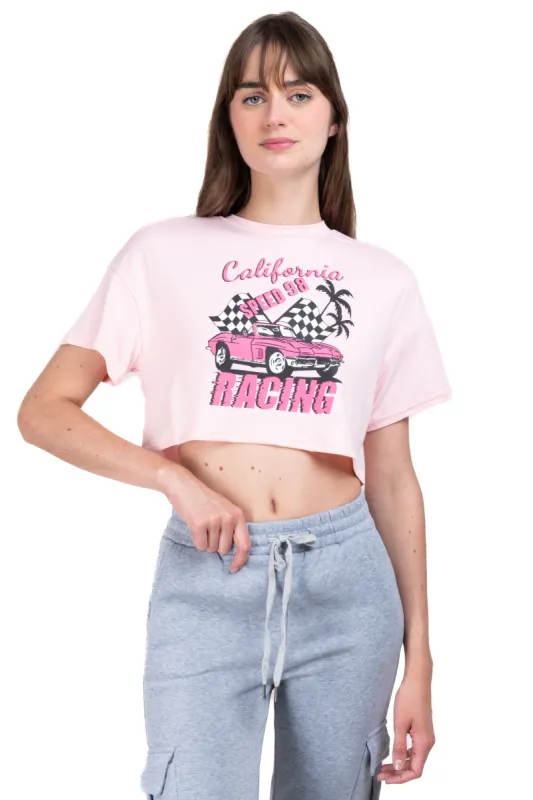 Playera crop boxy California Racing sold by Shasa