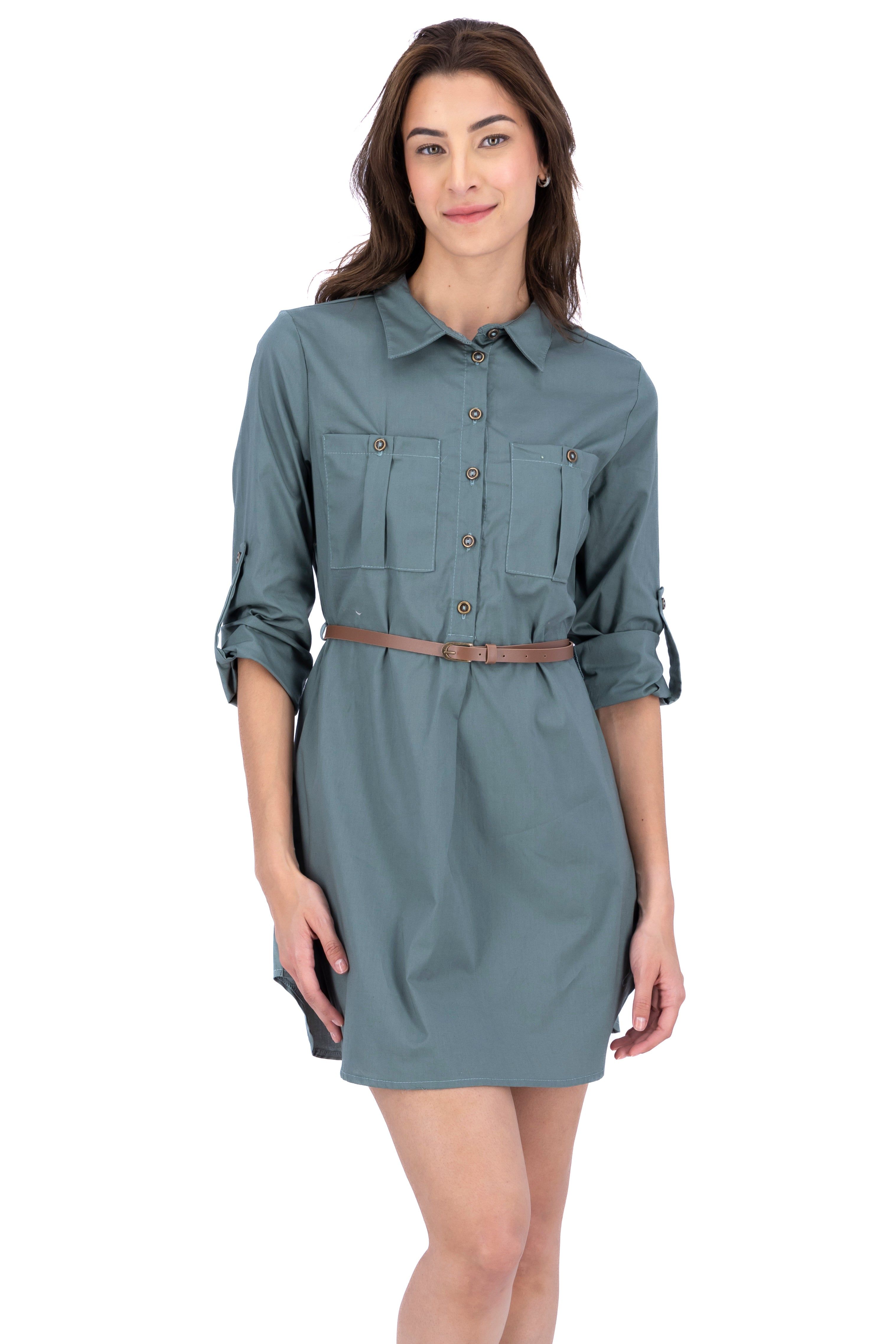 Vestido camisero detalle bolsas sold by Shasa product image thumbnail 2