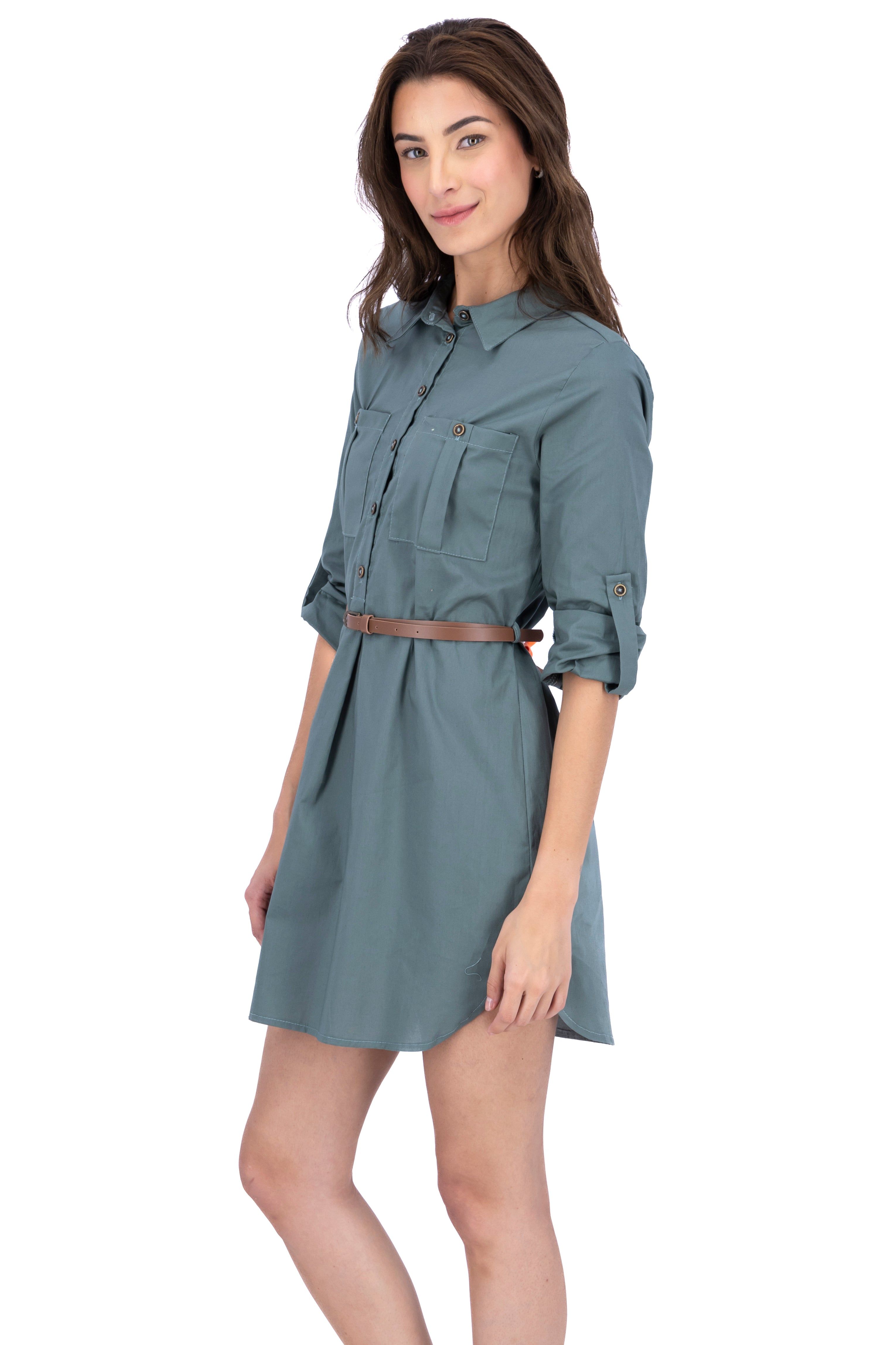 Vestido camisero detalle bolsas sold by Shasa product image thumbnail 3