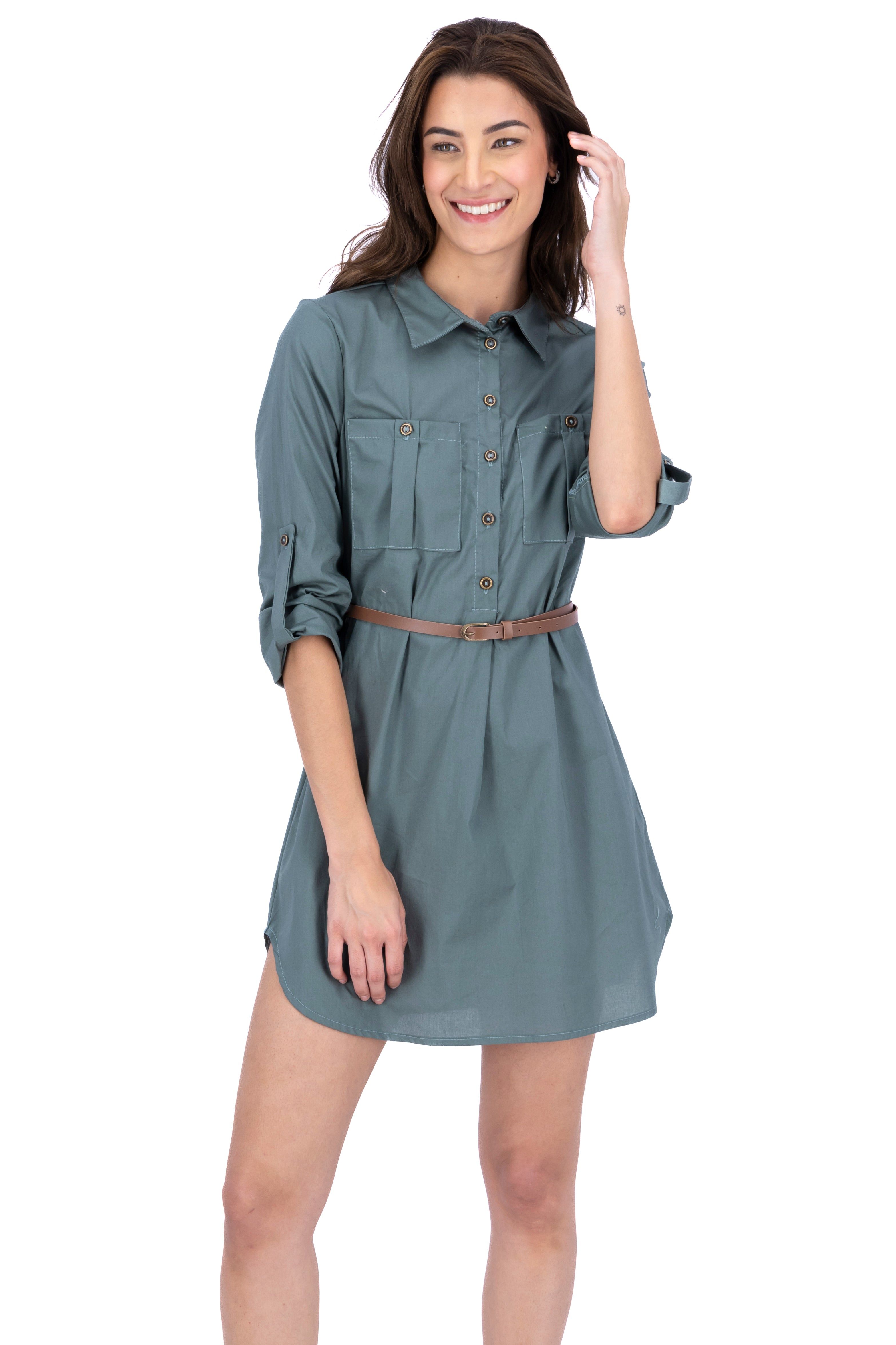 Vestido camisero detalle bolsas sold by Shasa product image thumbnail 5