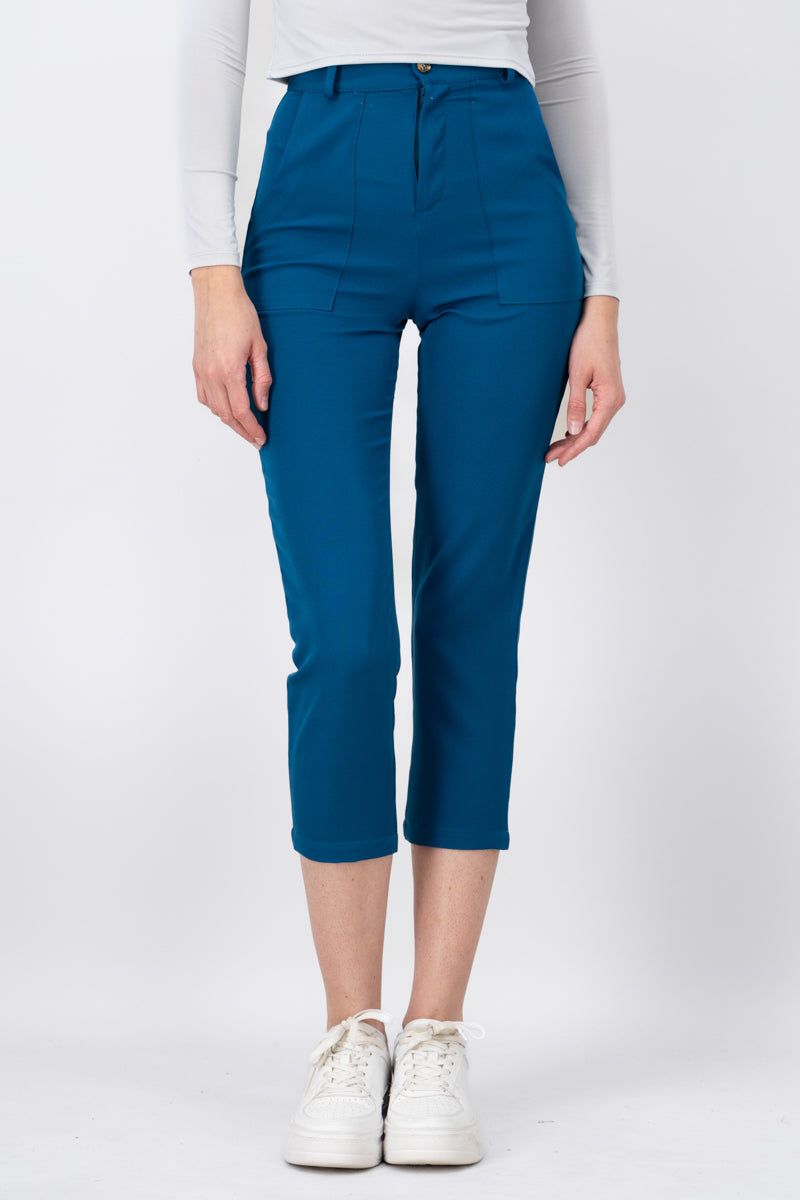 Pantalón Cintura Alta Capri Bolsas sold by Shasa product image thumbnail 2