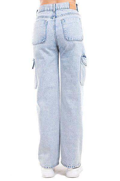 Jeans straight cargo sold by Shasa product image thumbnail 4