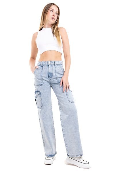 Jeans straight cargo sold by Shasa product image thumbnail 2