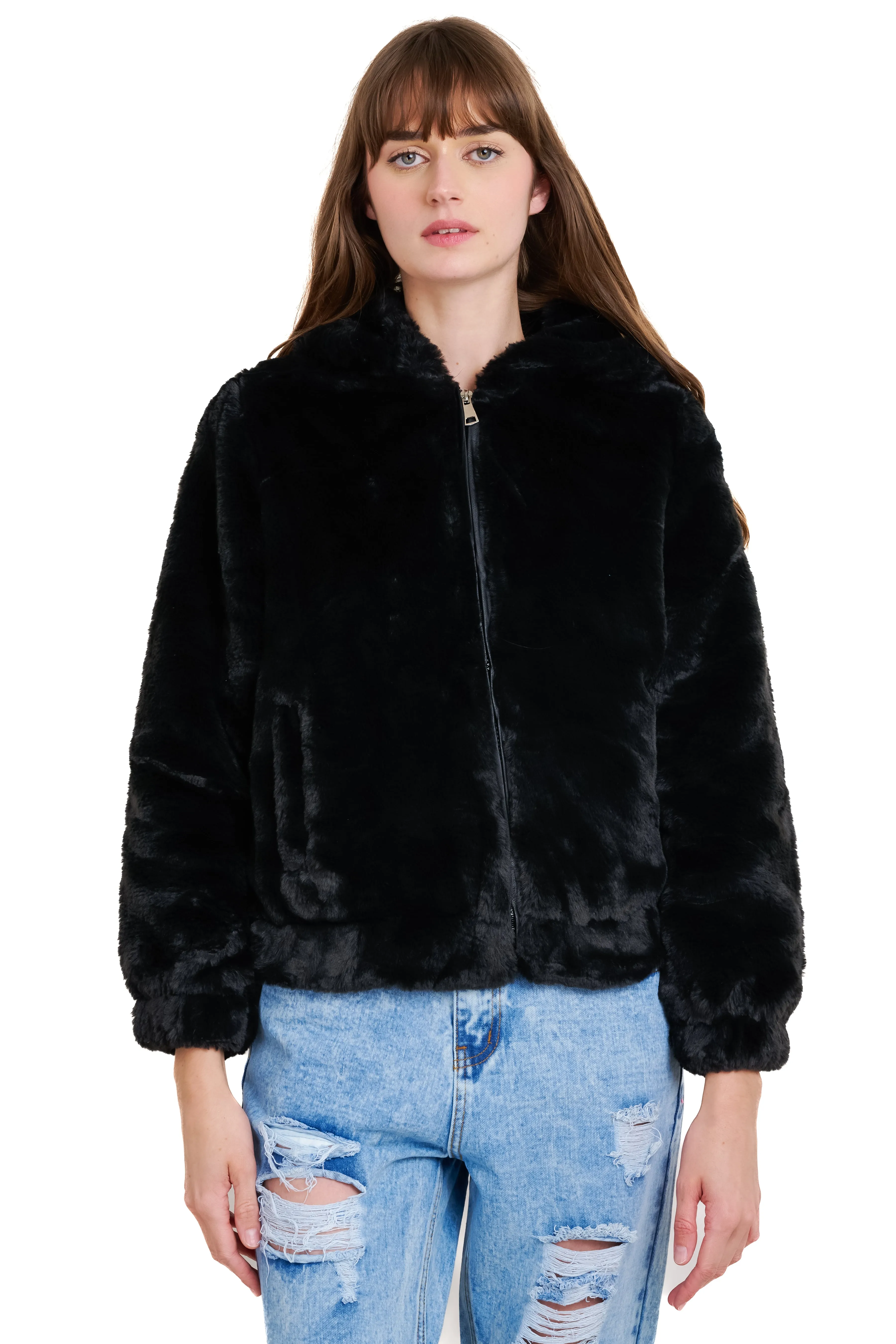 Chamarra peluche detalle cierre sold by Shasa product image thumbnail 2