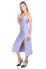 Vestido maxi cruzado tirantes brillos sold by Shasa