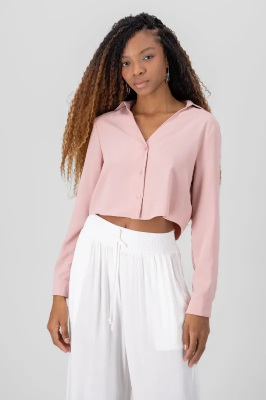 Blusa lisa cuello v sold by Shasa