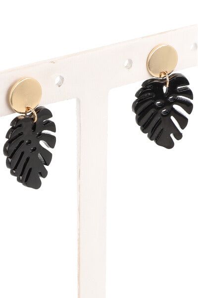 Aretes colgantes hoja círculo sold by Shasa product image thumbnail 2