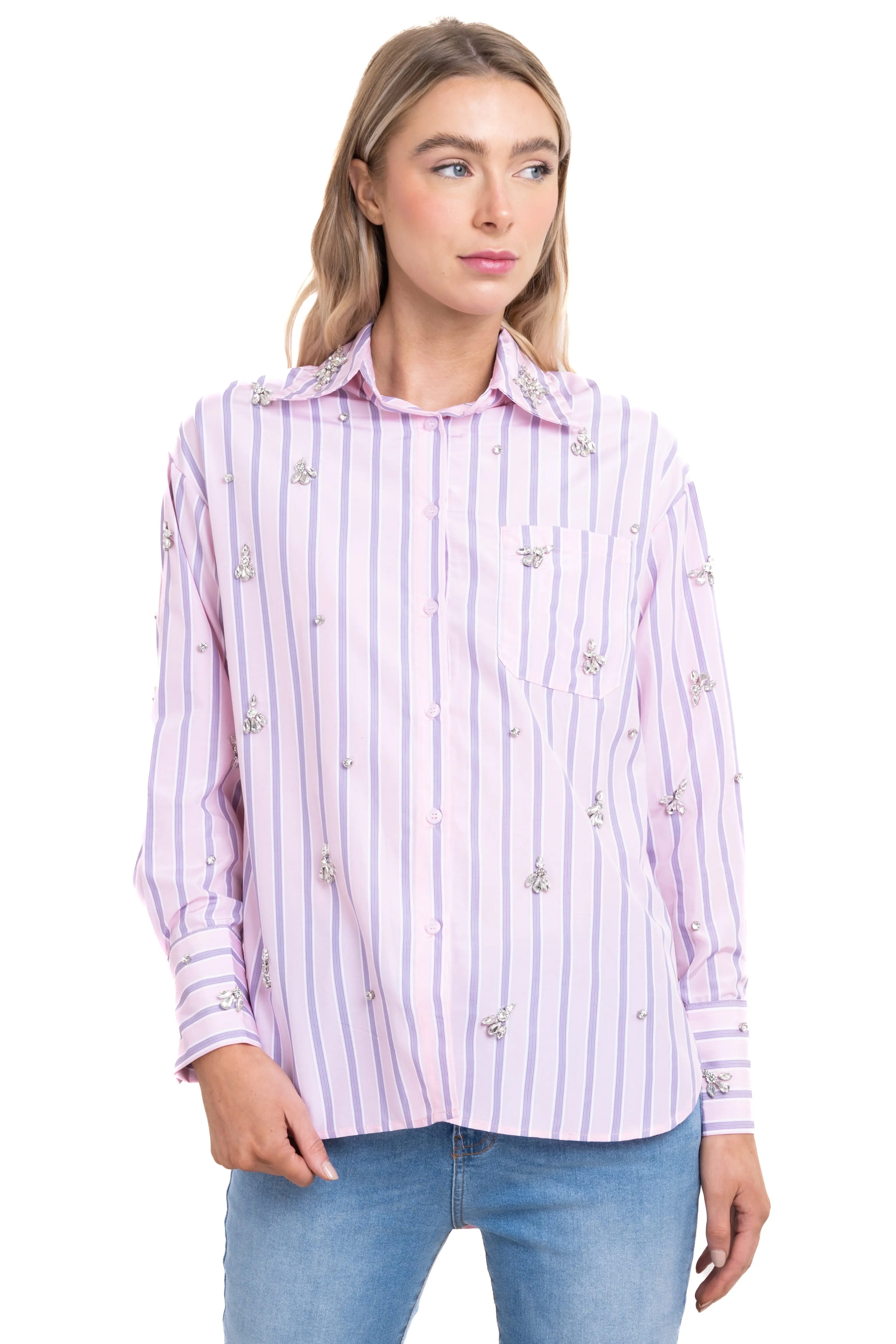 Camisa over rayas sold by Shasa product image thumbnail 2