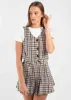Top chaleco botones cuadros sold by Shasa