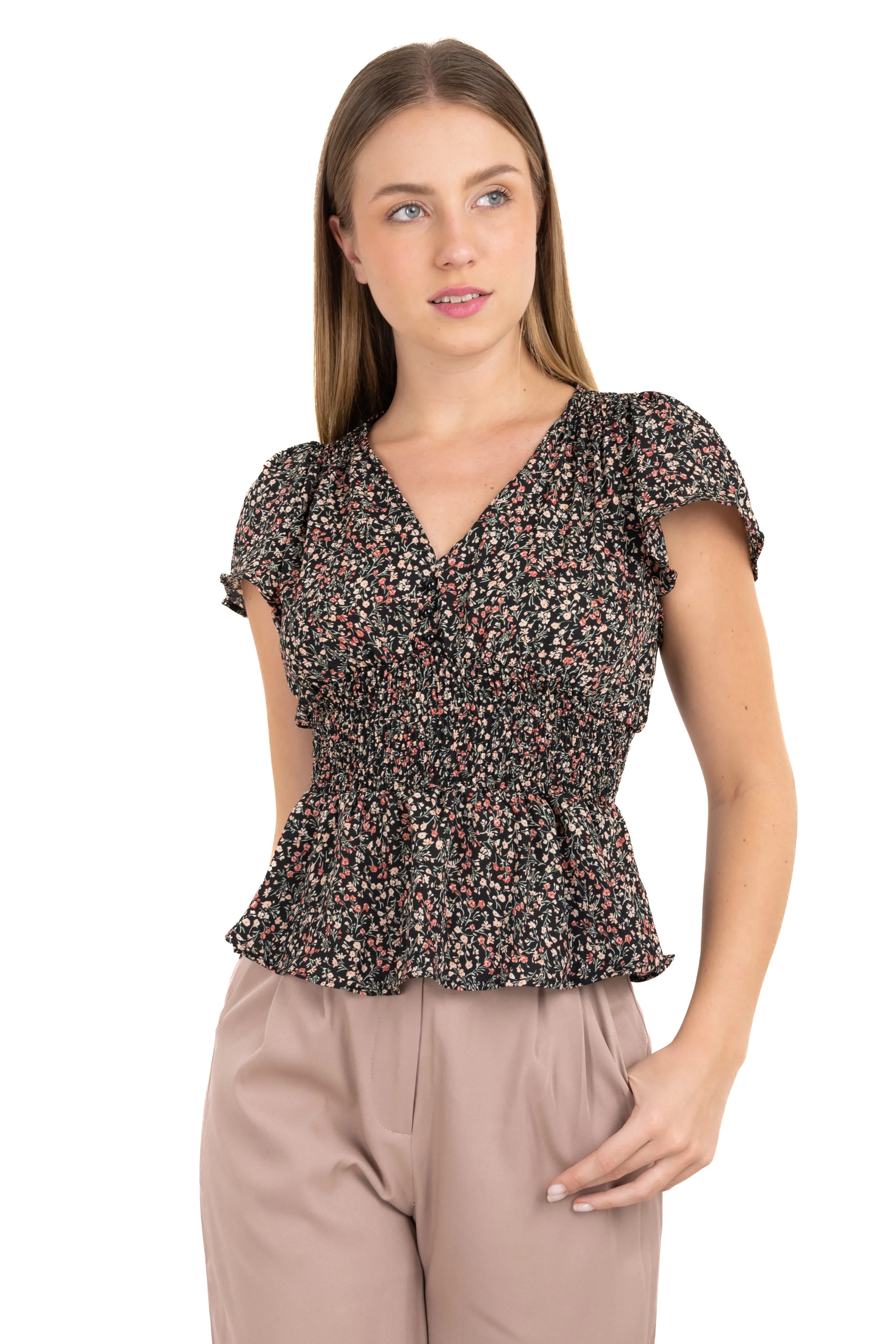 Blusa olanes botones flores sold by Shasa product image thumbnail 2