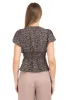 Blusa olanes botones flores sold by Shasa