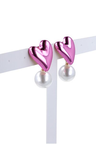 Aretes corazón perla sold by Shasa product image thumbnail 4