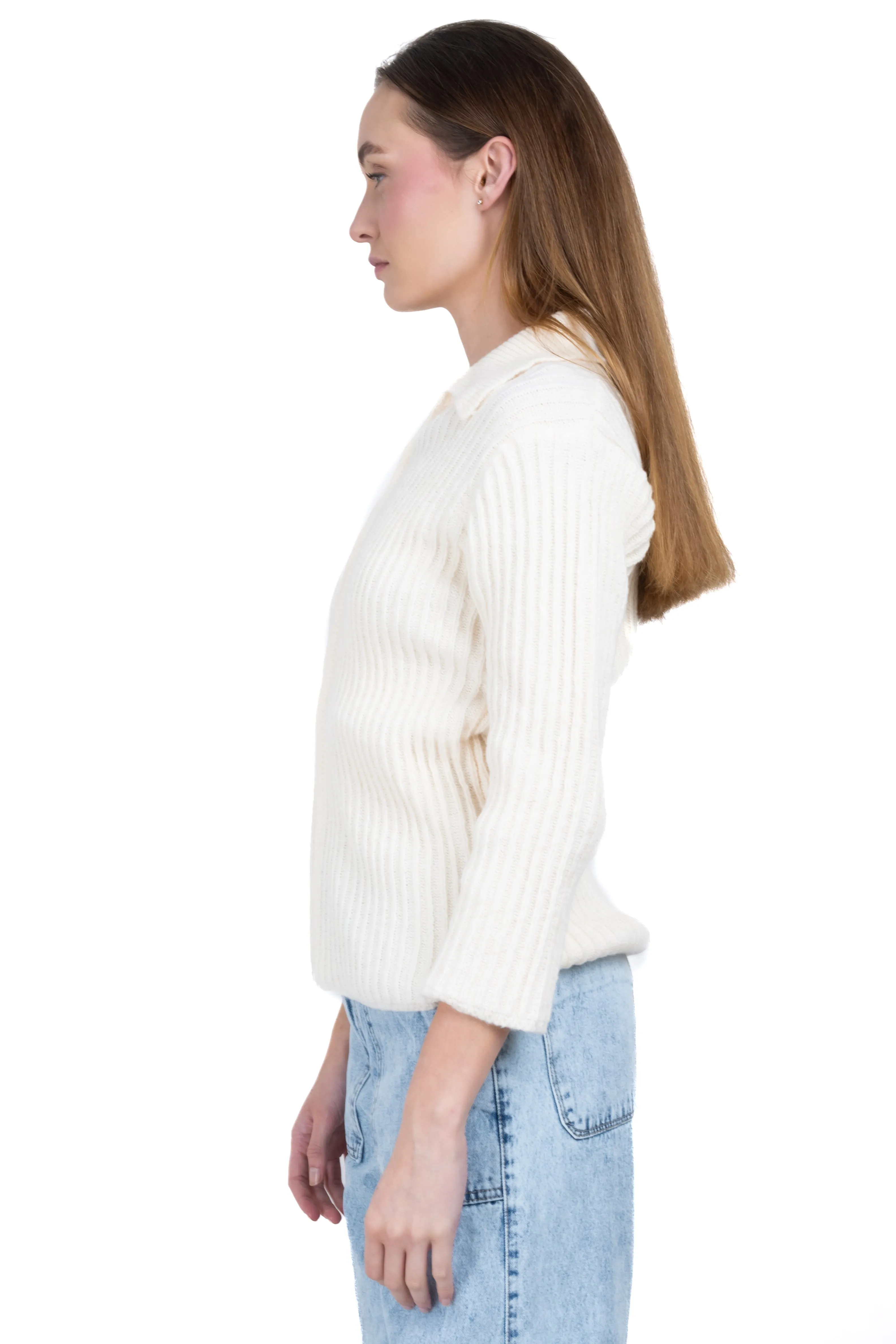 Suéter tejido acanalado cremallera sold by Shasa product image thumbnail 3