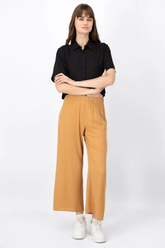 Pantalón Wide Leg Cintura Elástico sold by Shasa