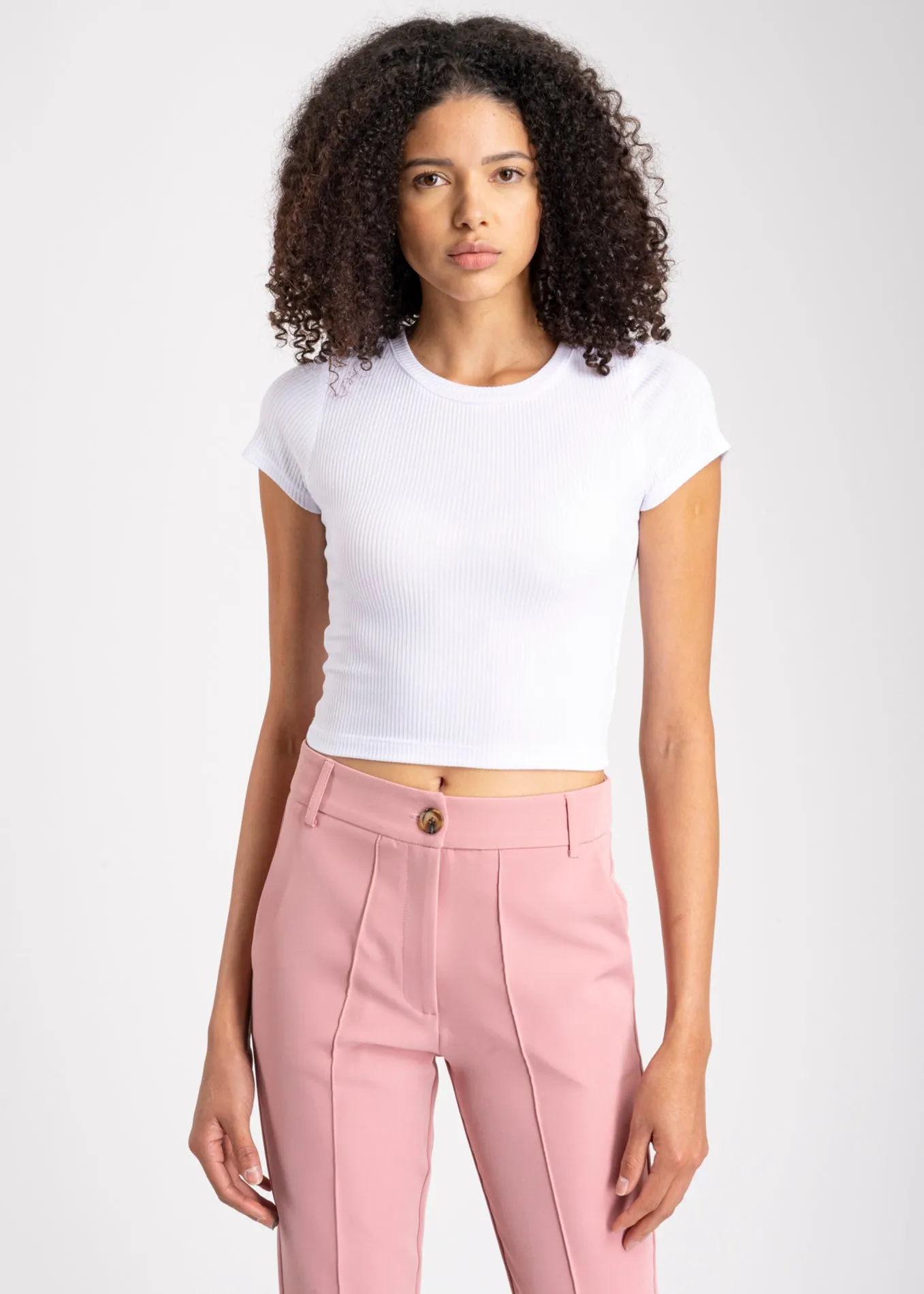 Top manga corta acanalado sold by Shasa product image thumbnail 3