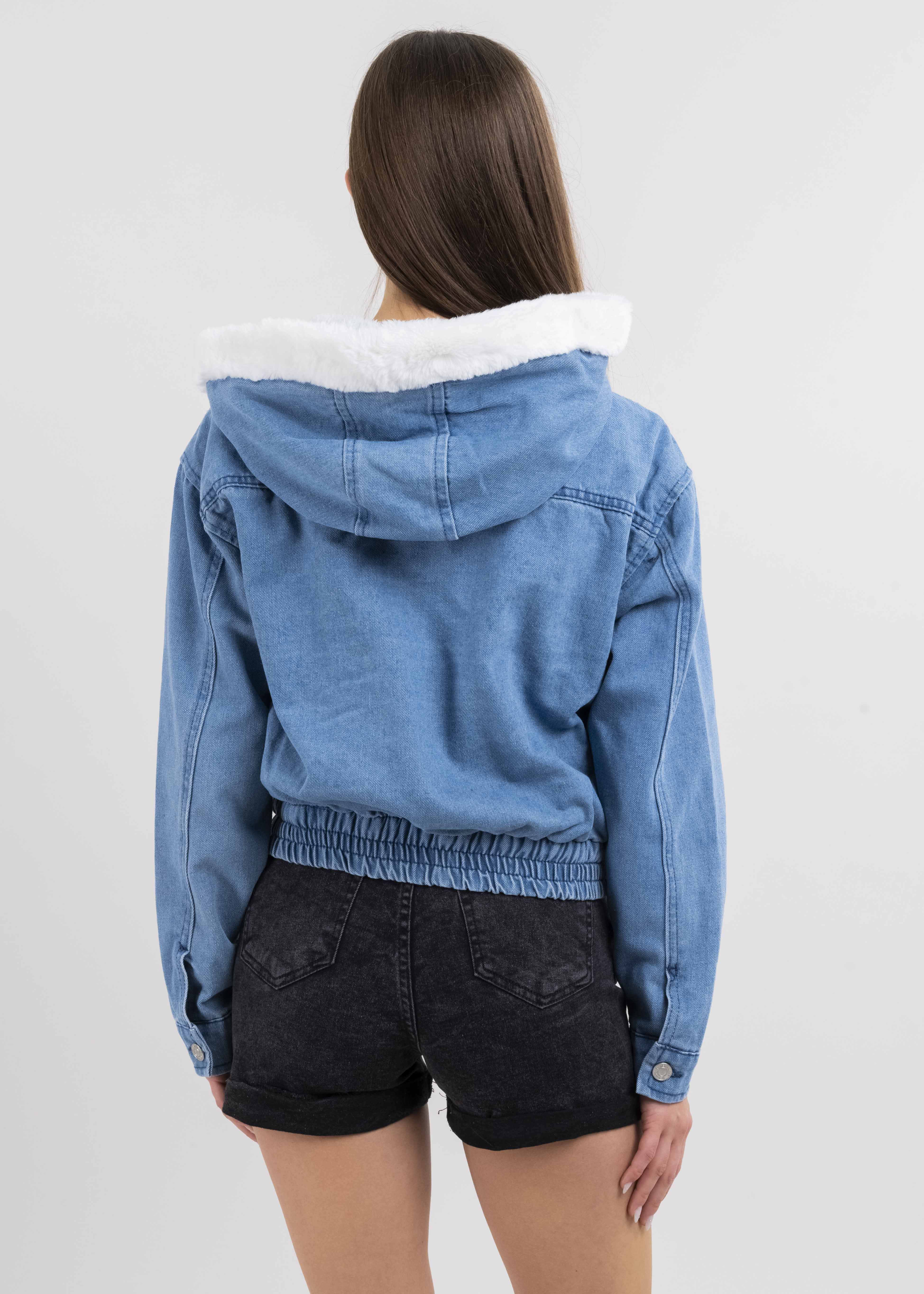 Bomber denim forro sherpa sold by Shasa product image thumbnail 4