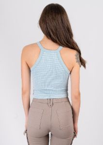 Top halter rayas sold by Shasa