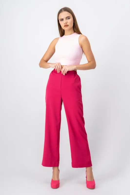 Pantalon amplio liso sold by Shasa