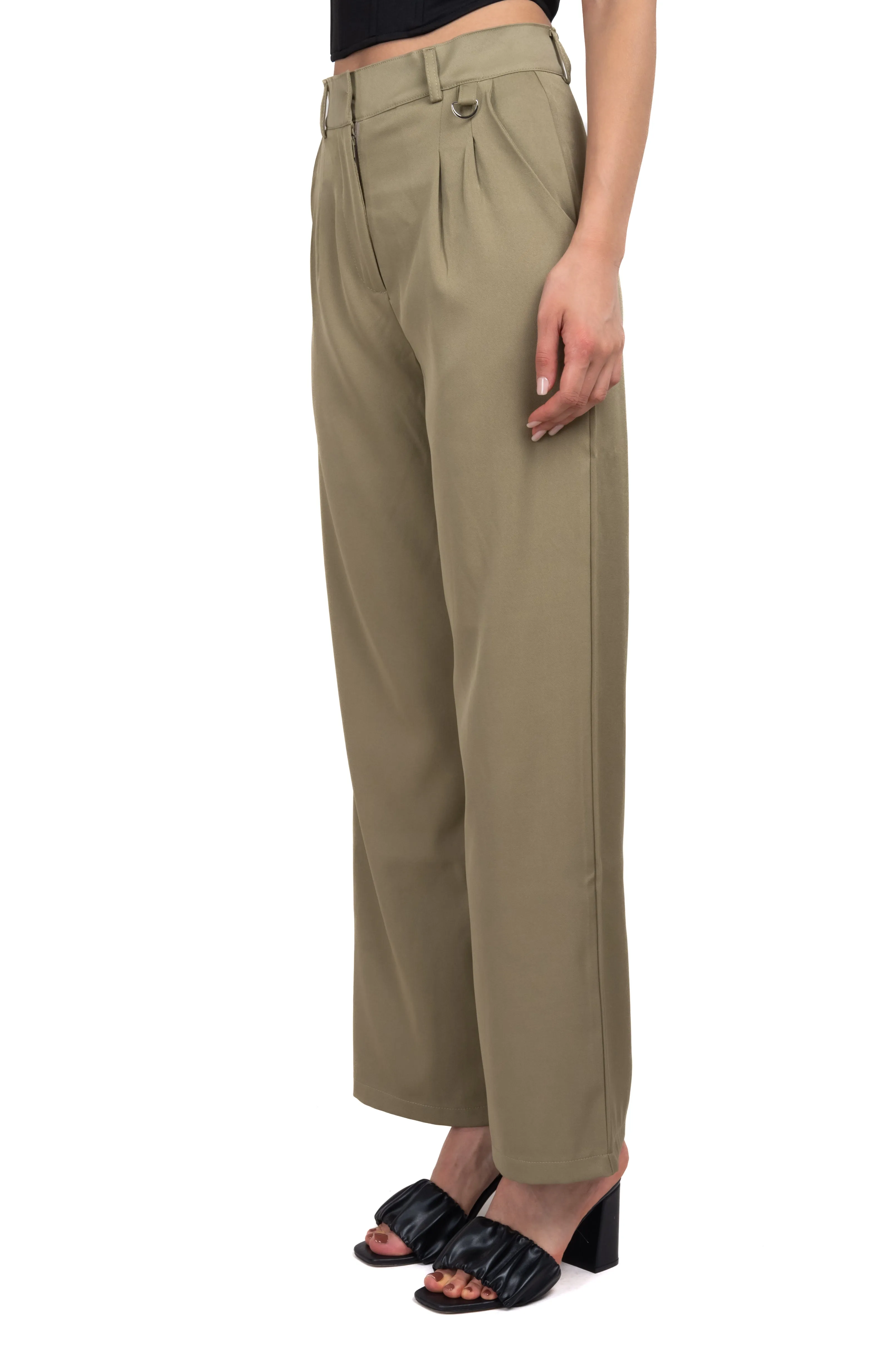 Pantalón recto pinzas argolla sold by Shasa product image thumbnail 3