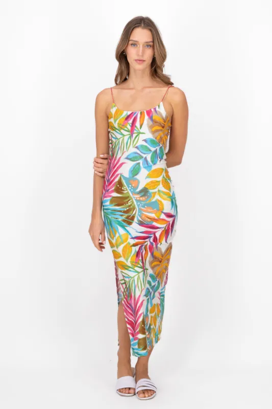 Vestido Largo Tirantes Estampado sold by Shasa