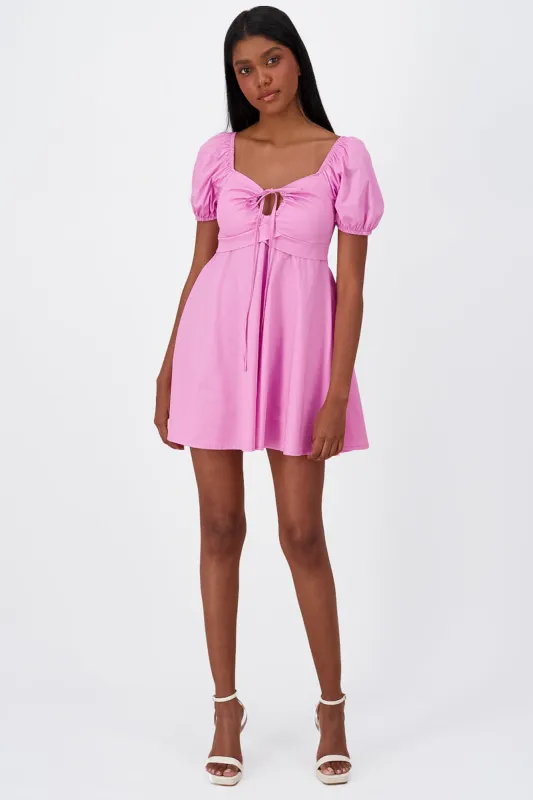 Vestido Mini Plisado Cintas sold by Shasa