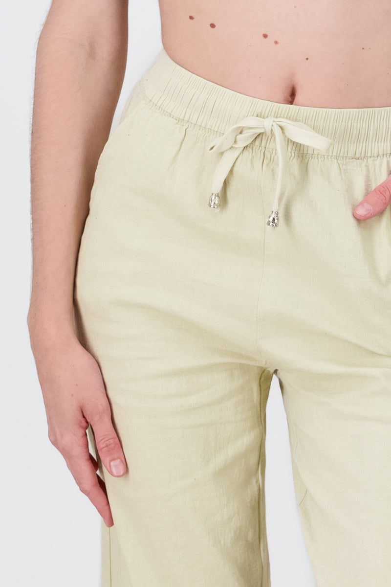 Pantalones de lino anchos sold by Shasa product image thumbnail 5