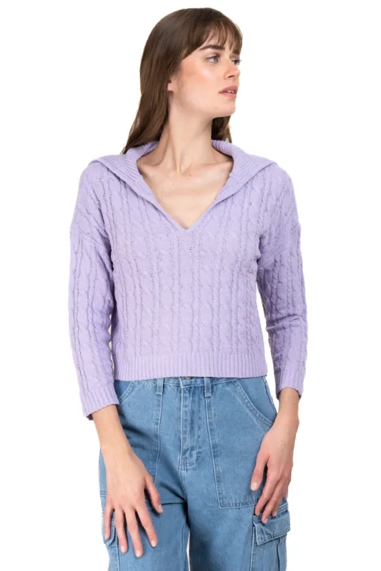 Suéter punto cuello ancho sold by Shasa