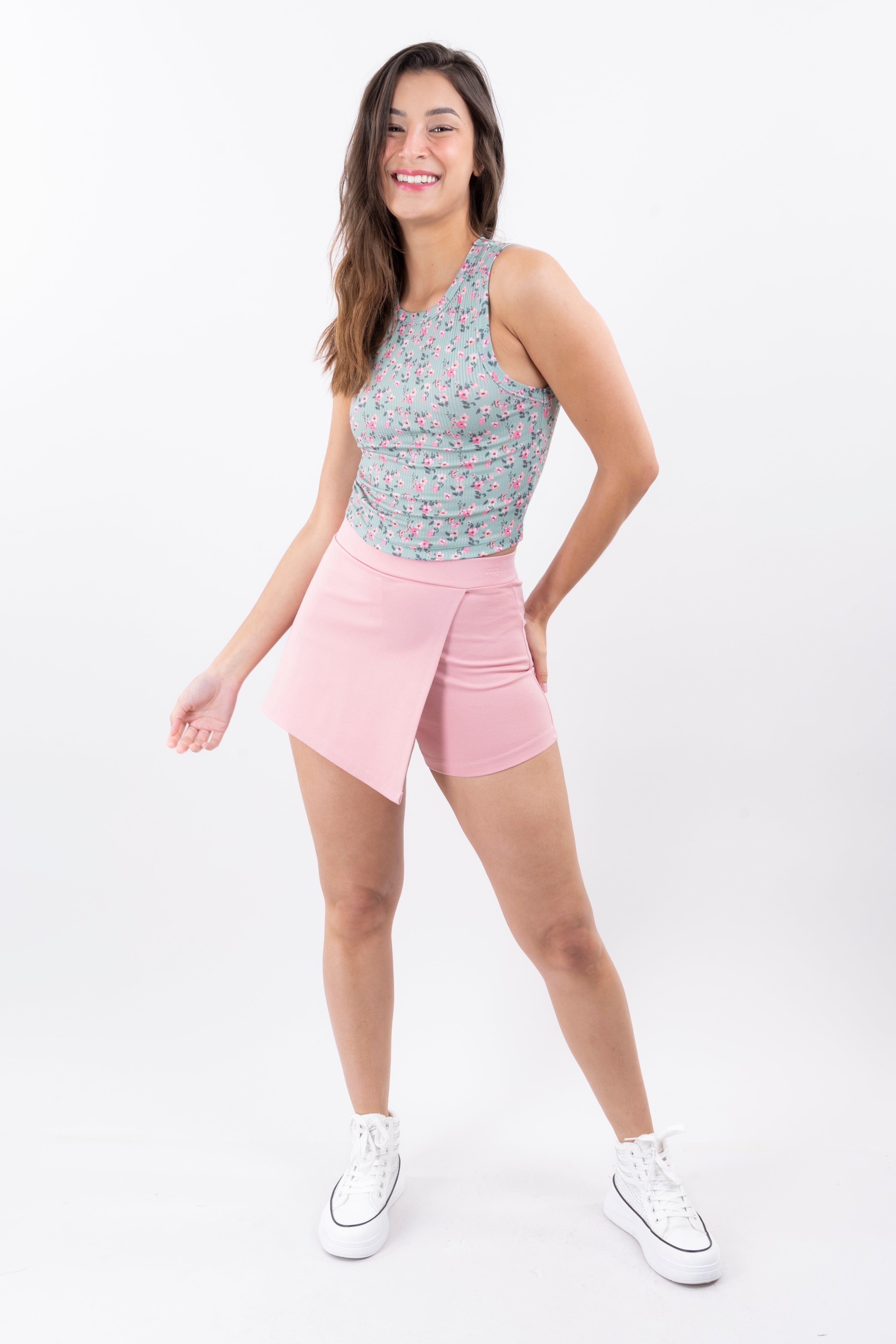 Falda Short Liso Asimétrico sold by Shasa product image thumbnail 2