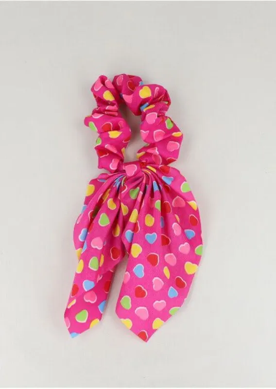 Scrunchie cintas corazones sold by Shasa