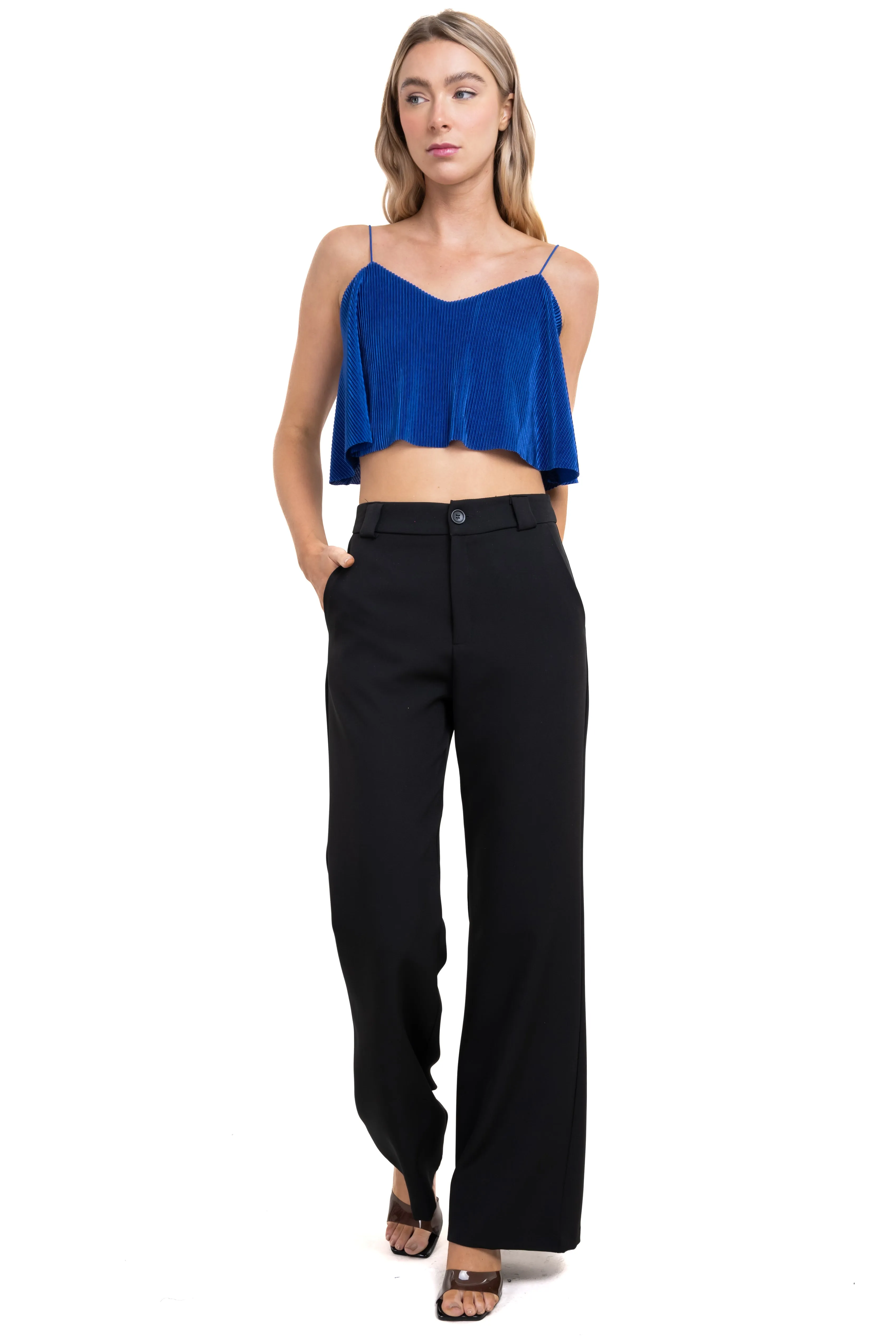 Pantalón recto bolsillos liso sold by Shasa product image thumbnail 2