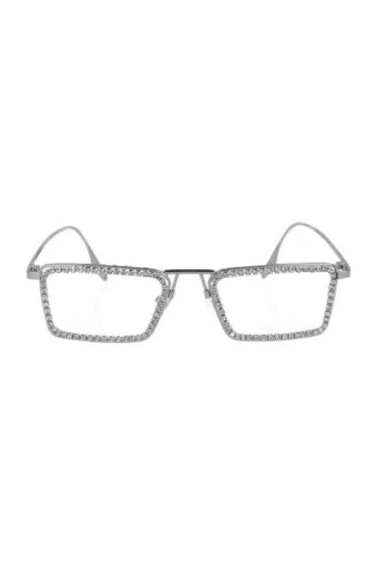 Lentes rectangulares pedrería sold by Shasa