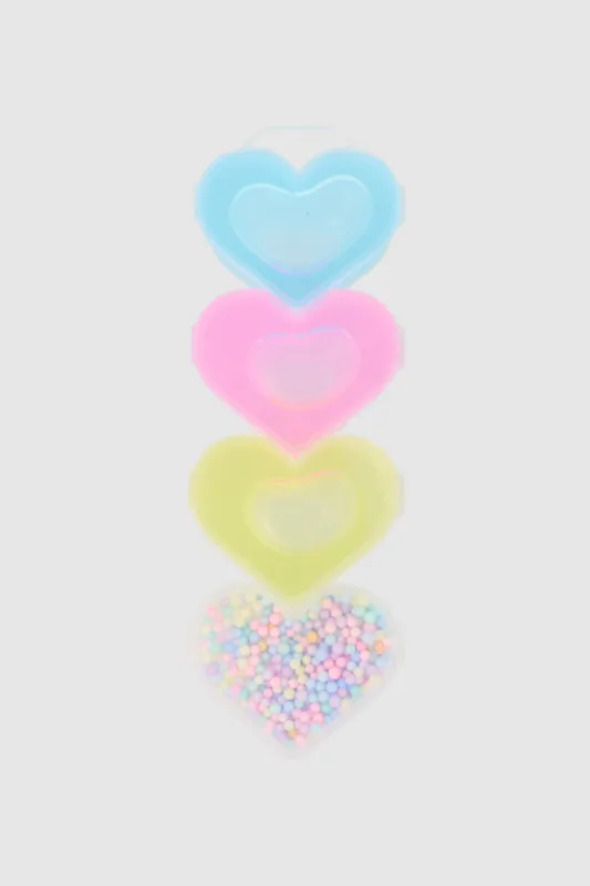Set 4 slimes corazones chispas sold by Shasa