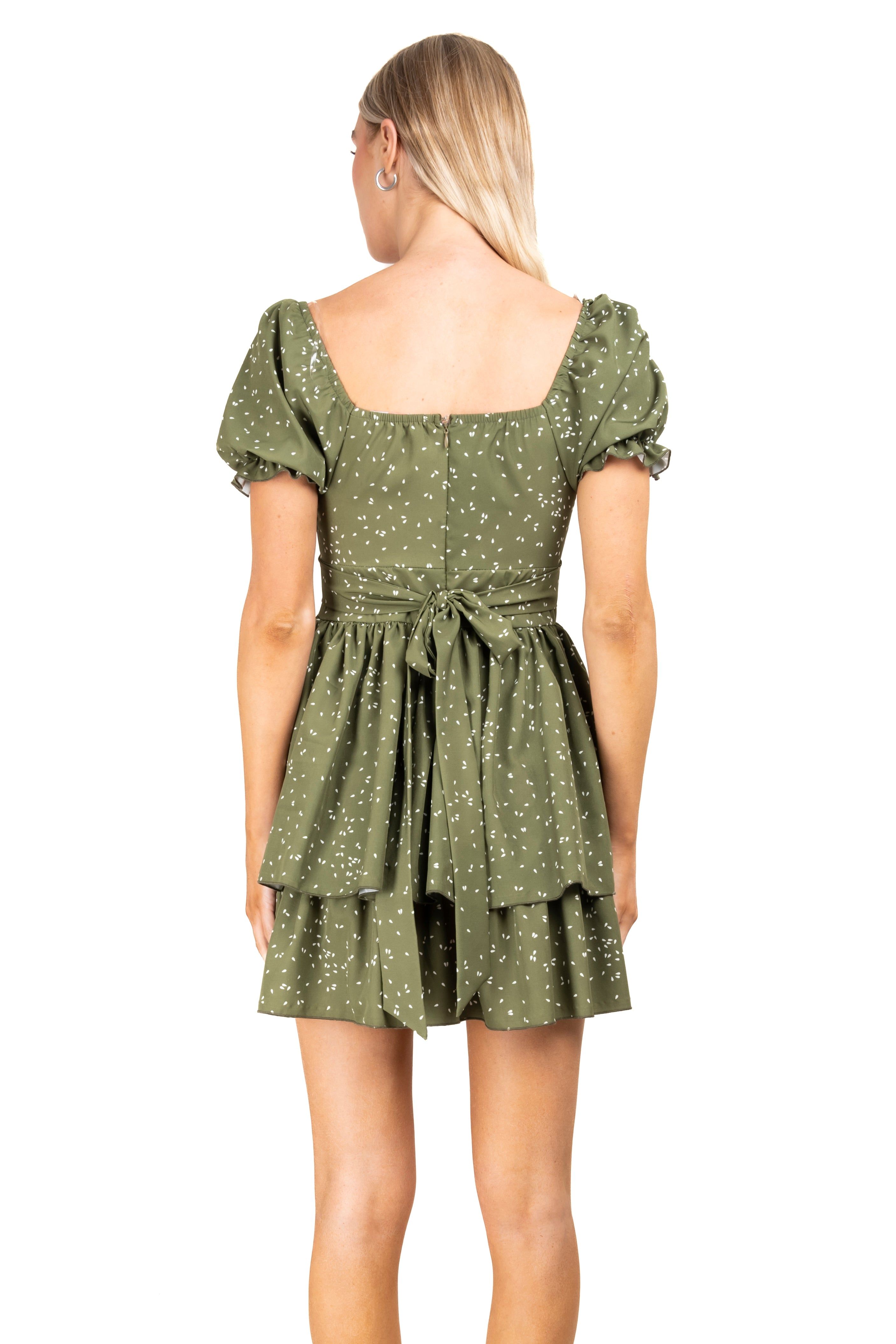 Vestido Mini Detalle Manga Abullonada sold by Shasa product image thumbnail 4