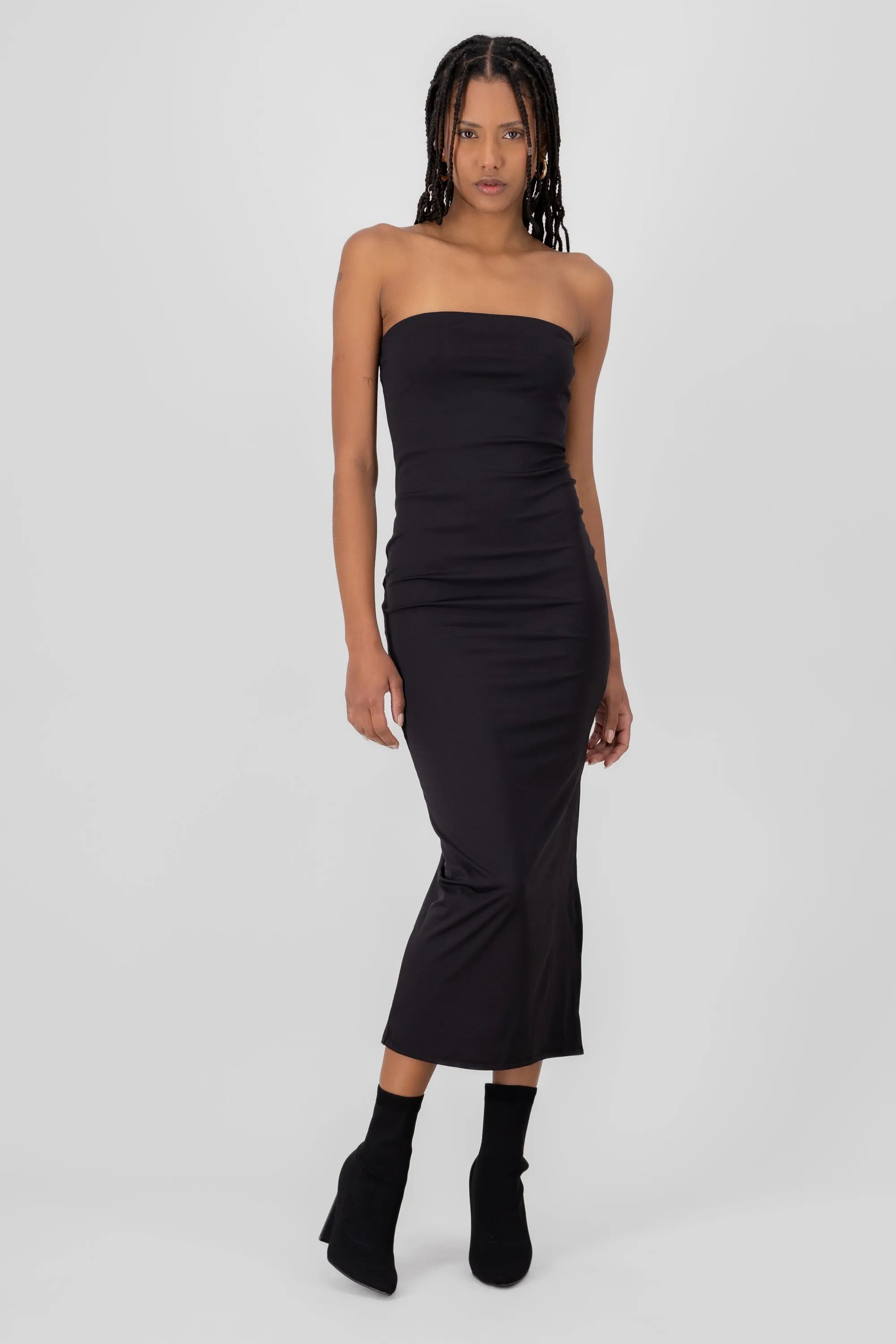 Vestido maxi strapless bodycon sold by Shasa
