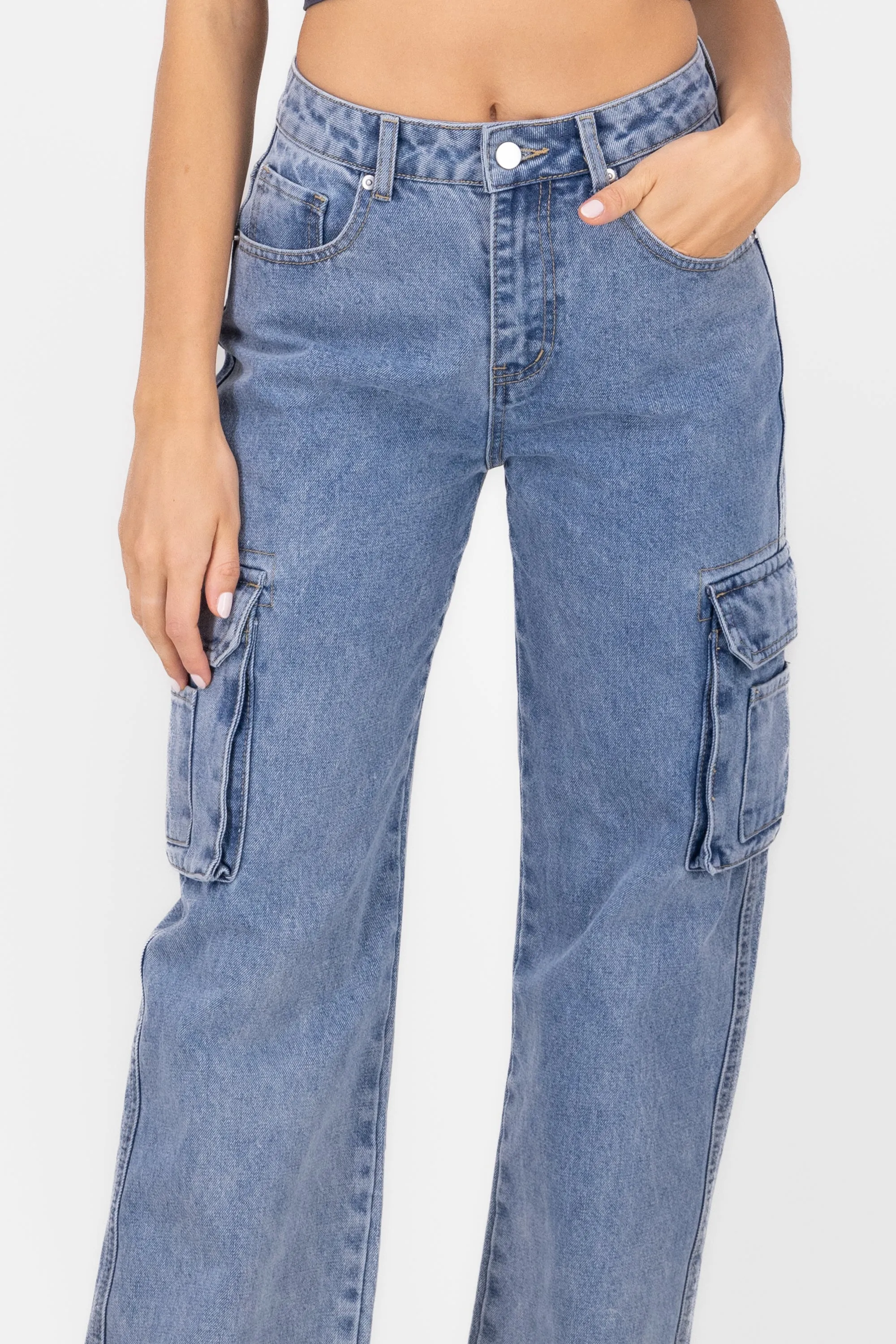 Jeans cargo doble bolsa sold by Shasa product image thumbnail 5