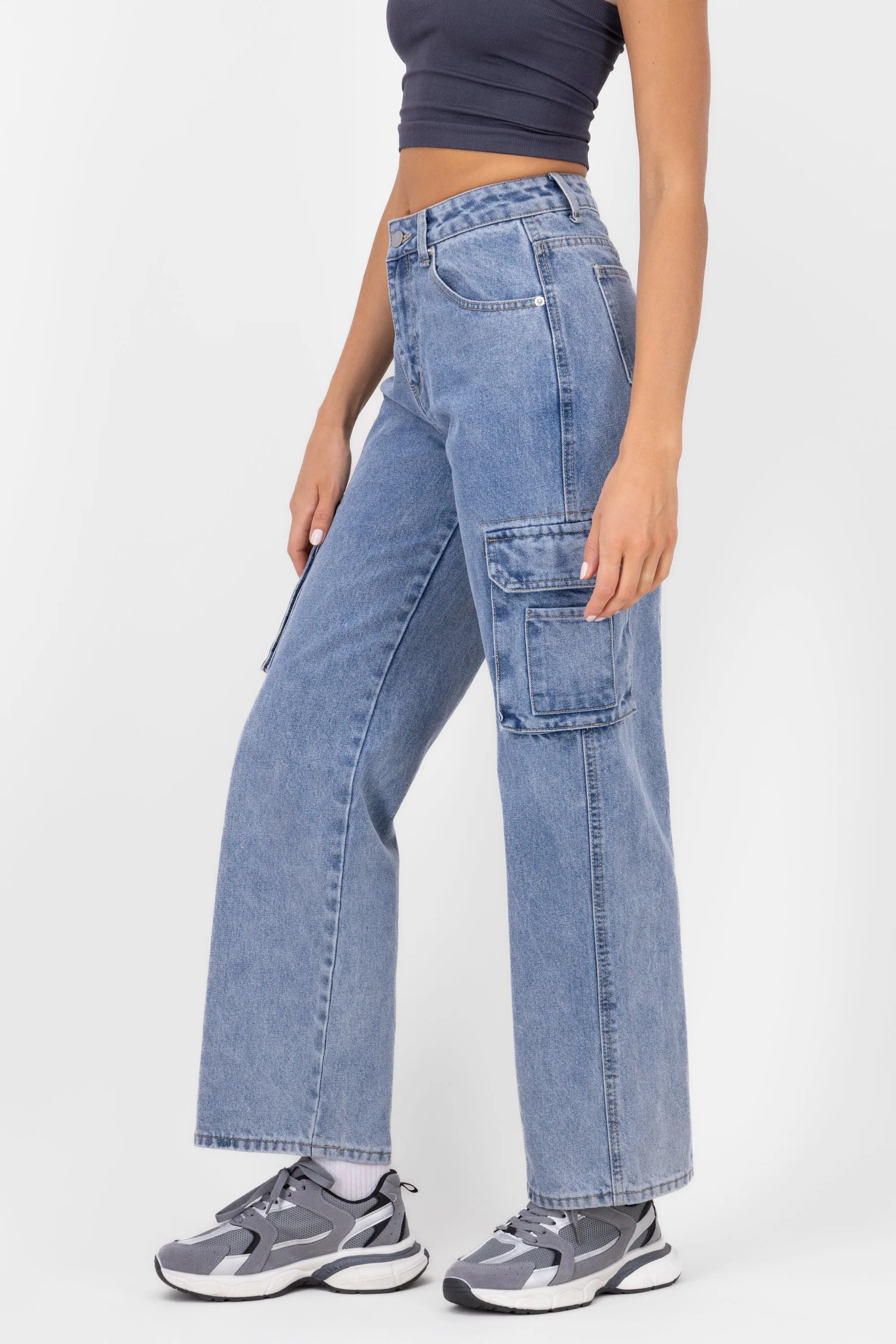 Jeans cargo doble bolsa sold by Shasa product image thumbnail 3