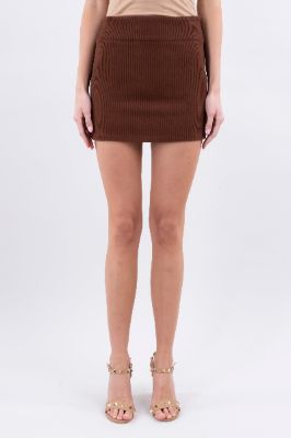 Falda mini acanalada sold by Shasa